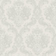 Galerie 28821 Italian Style Damasco Cairo Silver Grey Wallpaper 28821 Silver Grey Wallpaper
