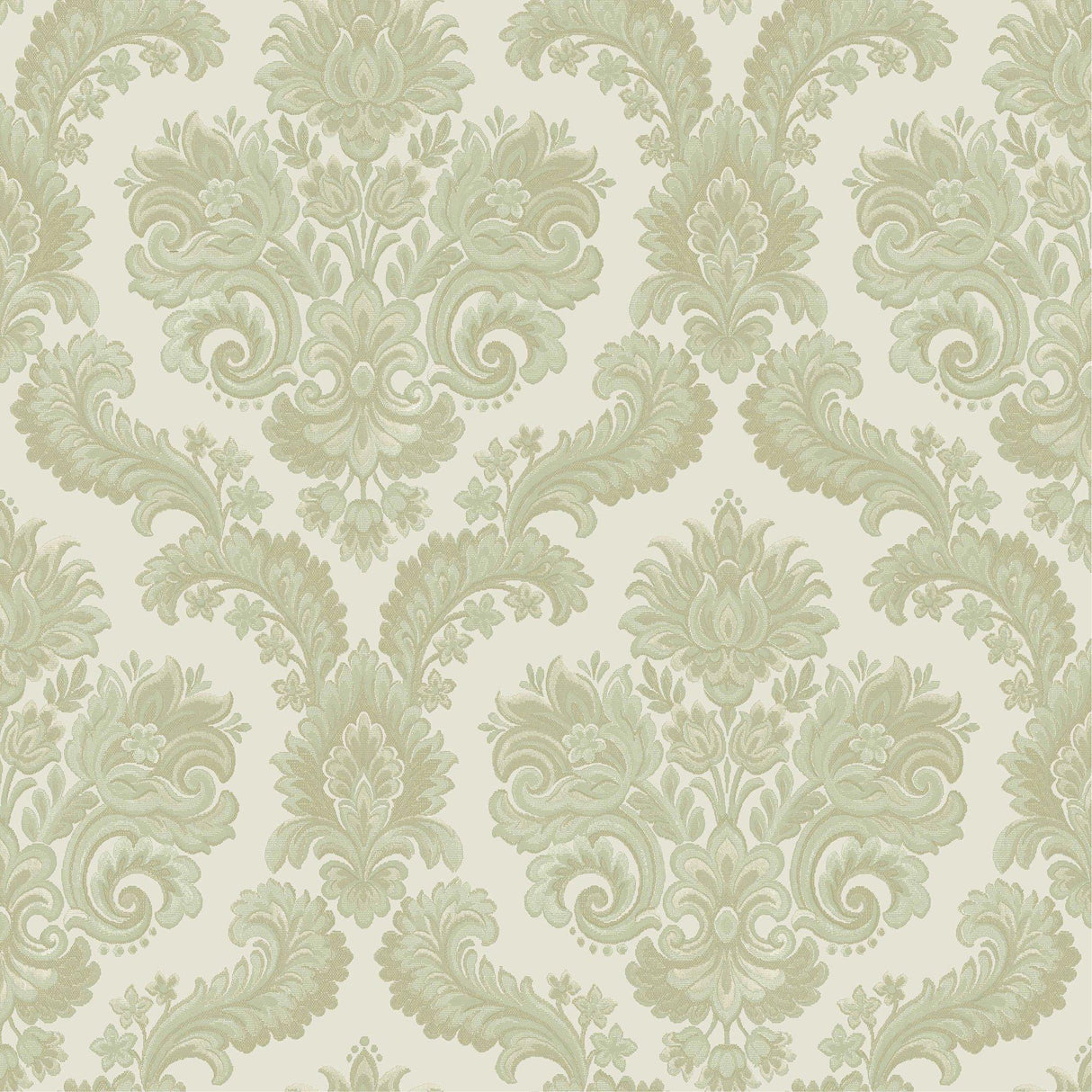 Galerie 28825 Italian Style Damasco Cairo Green Wallpaper 28825 Green Wallpaper