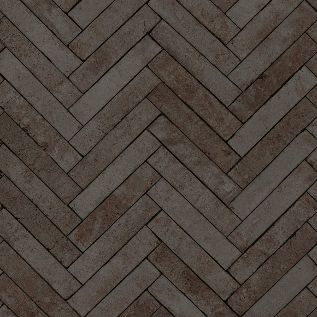 Galerie 45761 The Bricks And More Brick Herringbone Silver Grey Wallpaper 45761 Silver Grey Wallpaper