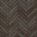 Galerie 45761 The Bricks And More Brick Herringbone Silver Grey Wallpaper 45761 Silver Grey Wallpaper