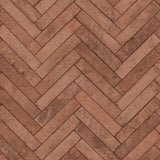 Galerie 45763 The Bricks And More Brick Herringbone Red Wallpaper 45763 Red Wallpaper
