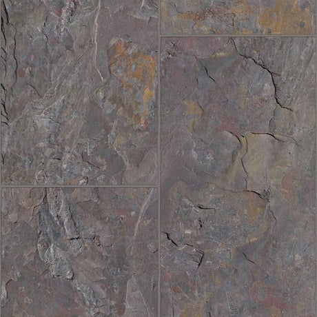 Galerie 45764 Tile optic Silver Grey Wallpaper