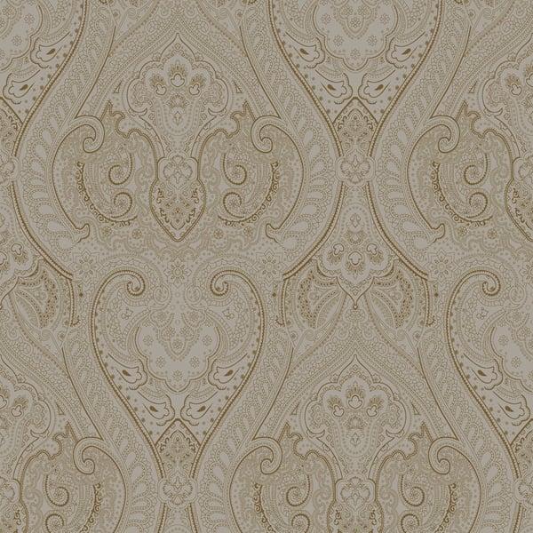 Galerie AM22002-2 Lace Bronze Brown Wallpaper