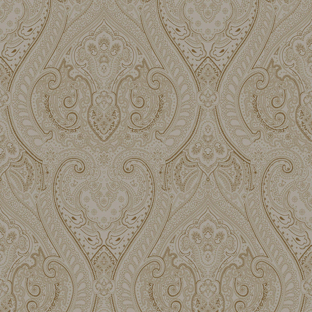 Galerie AM22002-2 Zen Lace Bronze Brown Wallpaper AM22002-2 Bronze Brown Wallpaper