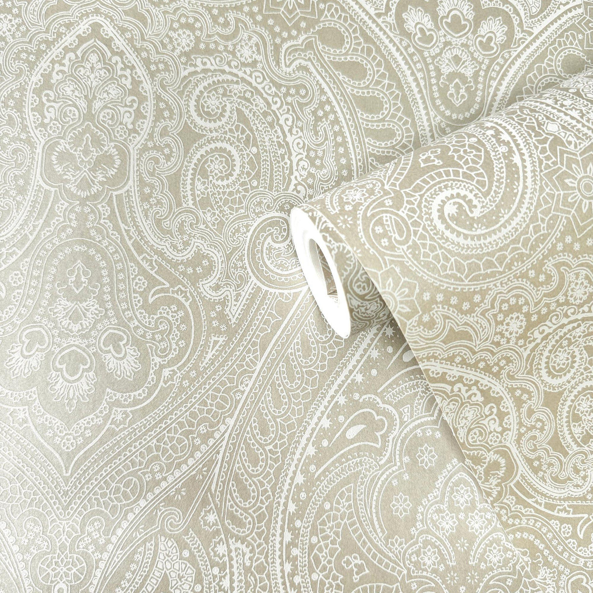 Galerie AM22002-3 Zen Lace Cream Wallpaper AM22002-3 Cream Wallpaper