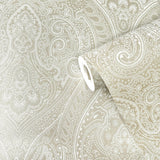Galerie AM22002-3 Zen Lace Cream Wallpaper AM22002-3 Cream Wallpaper