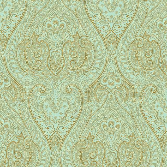 Galerie AM22002-4 Zen Lace Green Wallpaper AM22002-4 Green Wallpaper