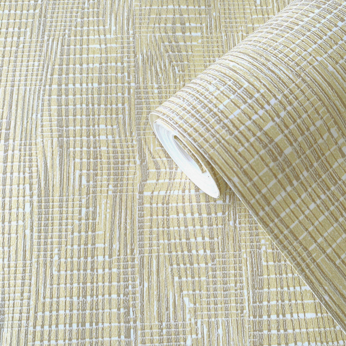 Galerie AM22003-1 Elegance Loose Weave Gold Wallpaper AM22003-1 Gold Wallpaper