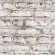 Galerie BB51100 Coastal Brick Effect Motif White Wallpaper