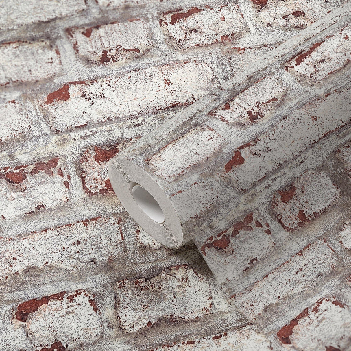 Galerie BB51100 The Bricks And More Coastal Brick Effect Motif White Wallpaper BB51100 White Wallpaper