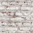 Galerie BB51100 The Bricks And More Coastal Brick Effect Motif White Wallpaper BB51100 White Wallpaper