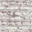 Galerie BB51100 The Bricks And More Coastal Brick Effect Motif White Wallpaper BB51100 White Wallpaper