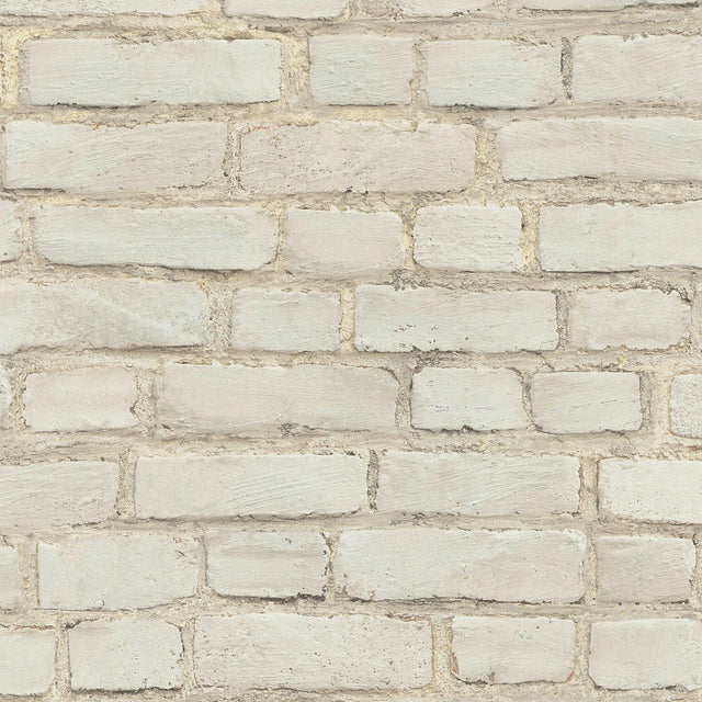 Galerie BB51102 The Bricks And More Coastal Brick Effect Motif Beige Wallpaper BB51102 Beige Wallpaper