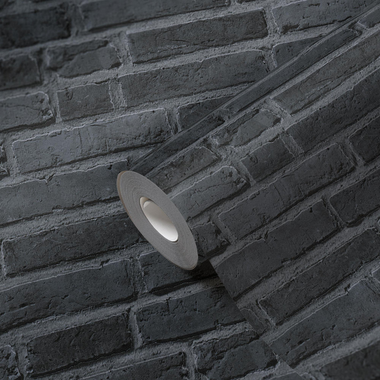Galerie BB51103 The Bricks And More Brickshire Residents Motif Silver Grey Wallpaper BB51103 Silver Grey Wallpaper