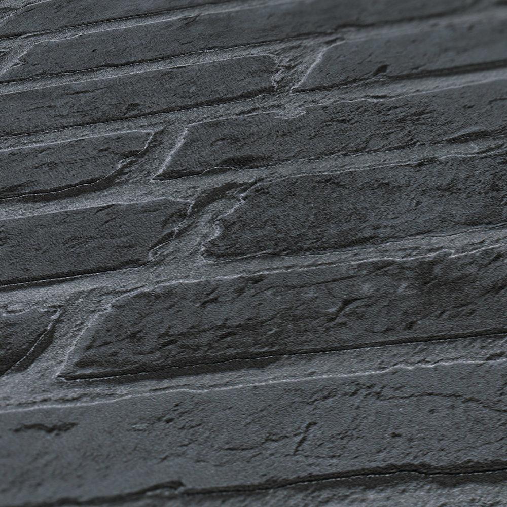 Galerie BB51103 The Bricks And More Brickshire Residents Motif Silver Grey Wallpaper BB51103 Silver Grey Wallpaper