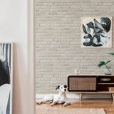 Galerie BB51105 The Bricks And More Weathered Walls Motif Beige Wallpaper BB51105 Beige Wallpaper