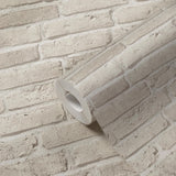 Galerie BB51105 The Bricks And More Weathered Walls Motif Beige Wallpaper BB51105 Beige Wallpaper