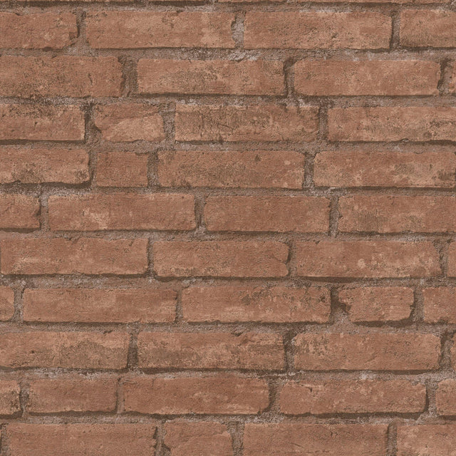 Galerie BB51107 The Bricks And More Industrial Chic Motif Red Wallpaper BB51107 Red Wallpaper