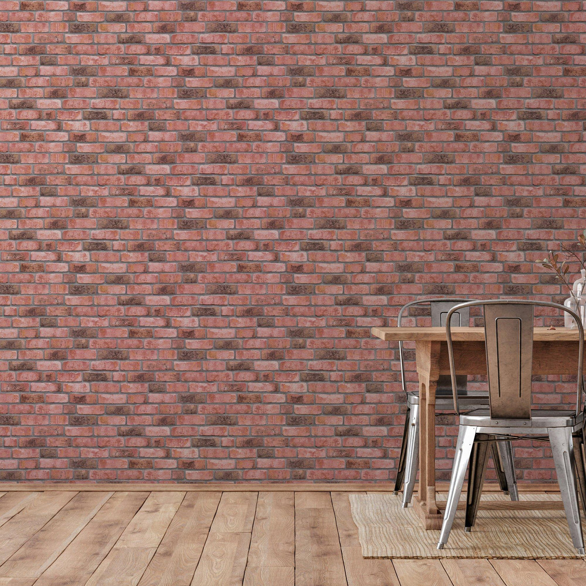 Galerie BB51108 The Bricks And More Weathered Walls Motif Red Wallpaper BB51108 Red Wallpaper