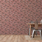 Galerie BB51108 The Bricks And More Weathered Walls Motif Red Wallpaper BB51108 Red Wallpaper