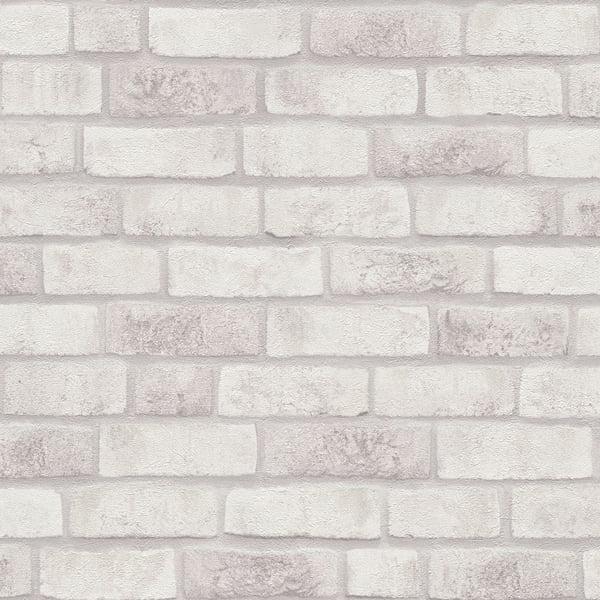 Galerie BB51110 Weathered Walls Motif White Wallpaper