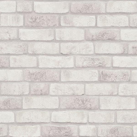 Galerie BB51110 Weathered Walls Motif White Wallpaper