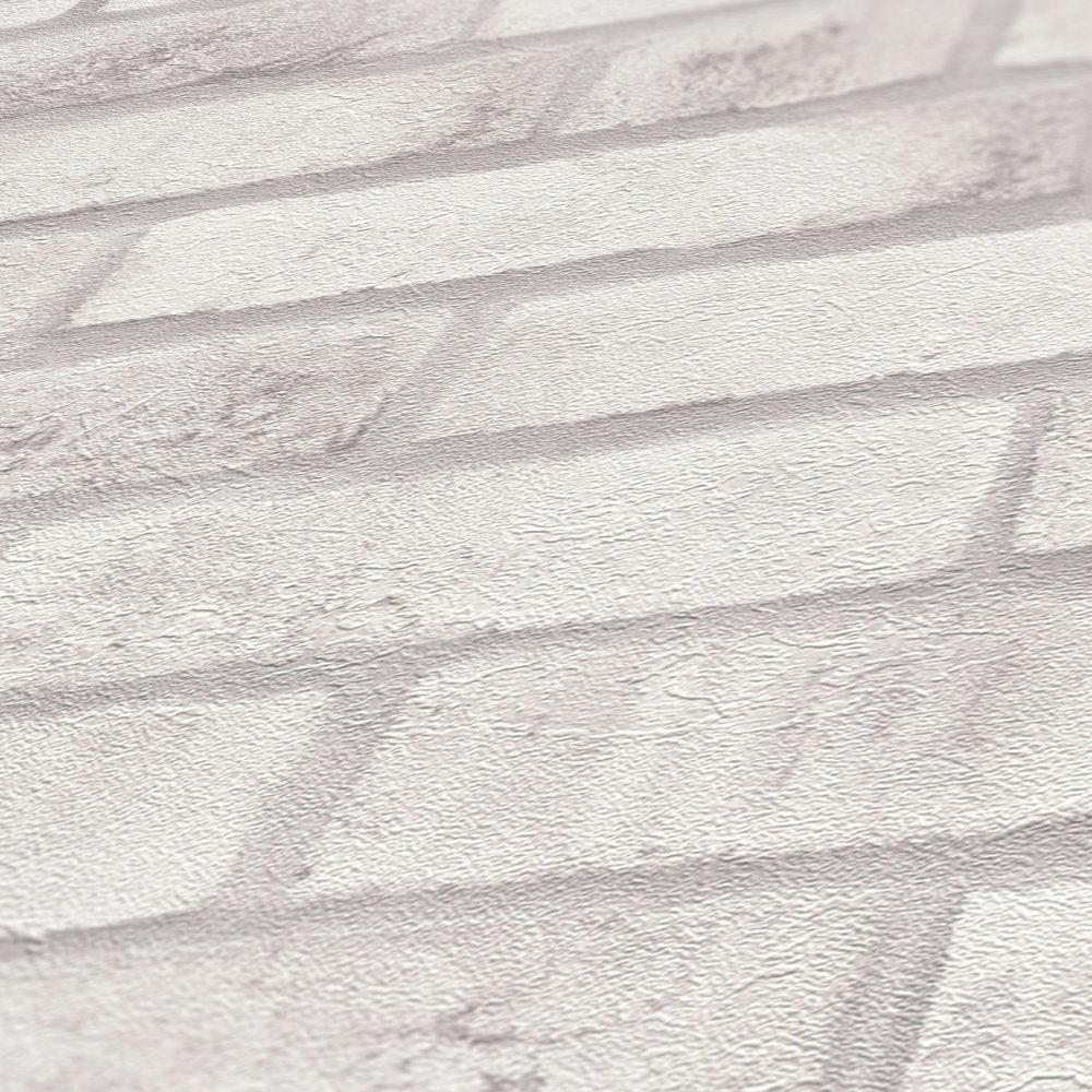 Galerie BB51110 The Bricks And More Weathered Walls Motif White Wallpaper BB51110 White Wallpaper