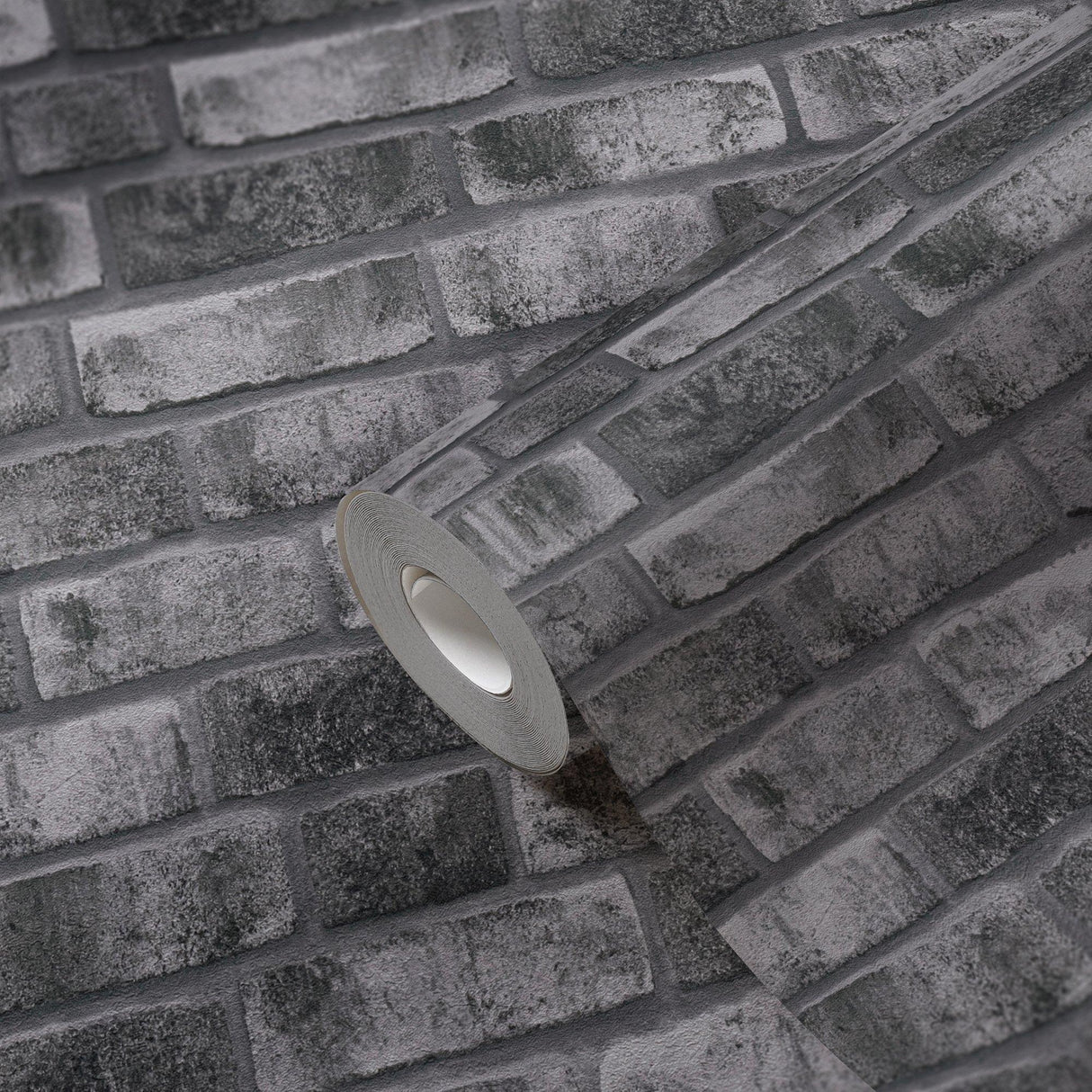 Galerie BB51111 The Bricks And More Weathered Walls Motif Silver Grey Wallpaper BB51111 Silver Grey Wallpaper