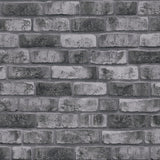 Galerie BB51111 The Bricks And More Weathered Walls Motif Silver Grey Wallpaper BB51111 Silver Grey Wallpaper