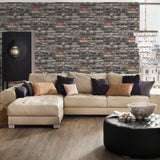 Galerie BB51113 The Bricks And More Brickshire Residents Motif Multi-coloured Wallpaper BB51113 Multi-coloured Wallpaper