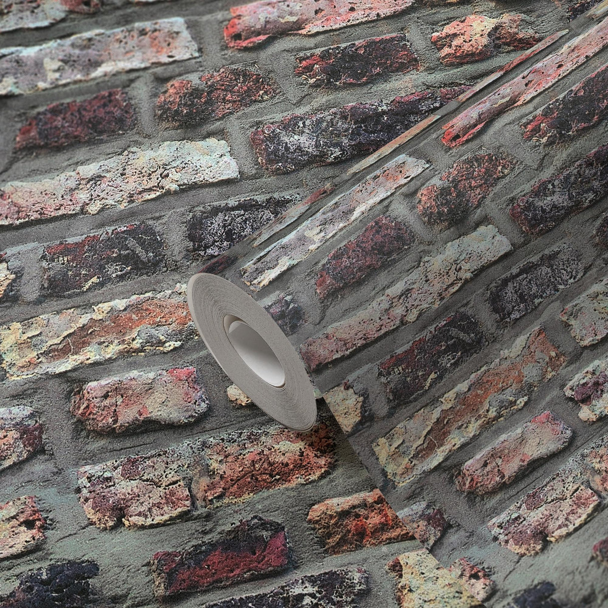 Galerie BB51113 The Bricks And More Brickshire Residents Motif Multi-coloured Wallpaper BB51113 Multi-coloured Wallpaper