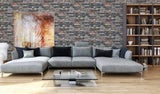 Galerie BB51113 The Bricks And More Brickshire Residents Motif Multi-coloured Wallpaper BB51113 Multi-coloured Wallpaper