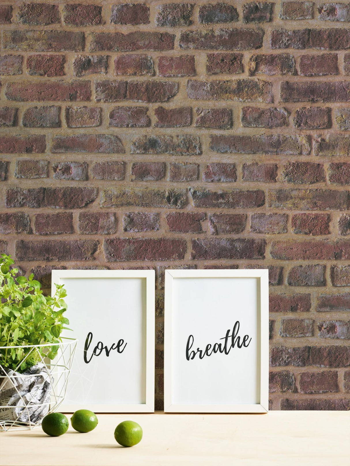 Galerie BB51114 The Bricks And More Brickshire Residents Motif Beige Wallpaper BB51114 Beige Wallpaper