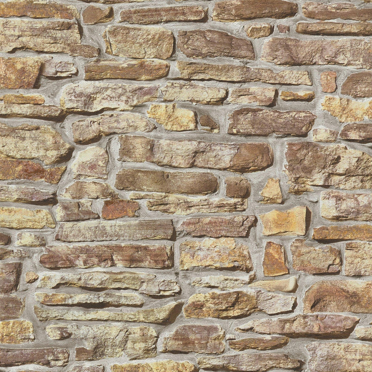 Galerie BB51127 The Bricks And More Stone Symphony Motif Beige Wallpaper BB51127 Beige Wallpaper