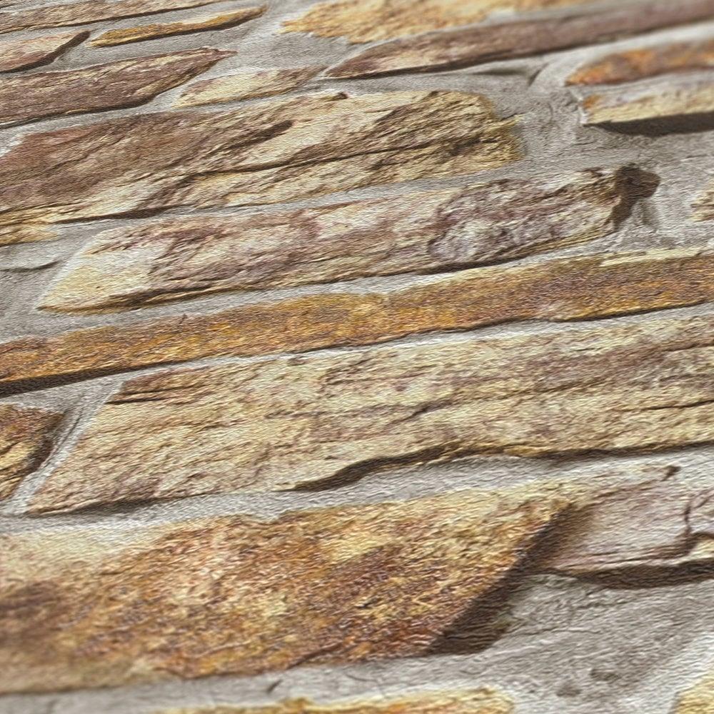 Galerie BB51127 The Bricks And More Stone Symphony Motif Beige Wallpaper BB51127 Beige Wallpaper