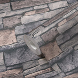 Galerie BB51132 The Bricks And More Sandstone Splendour Motif Silver Grey Wallpaper BB51132 Silver Grey Wallpaper