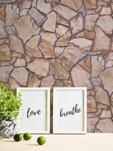 Galerie BB51136 The Bricks And More Claystone Cottage Motif Beige Wallpaper BB51136 Beige Wallpaper