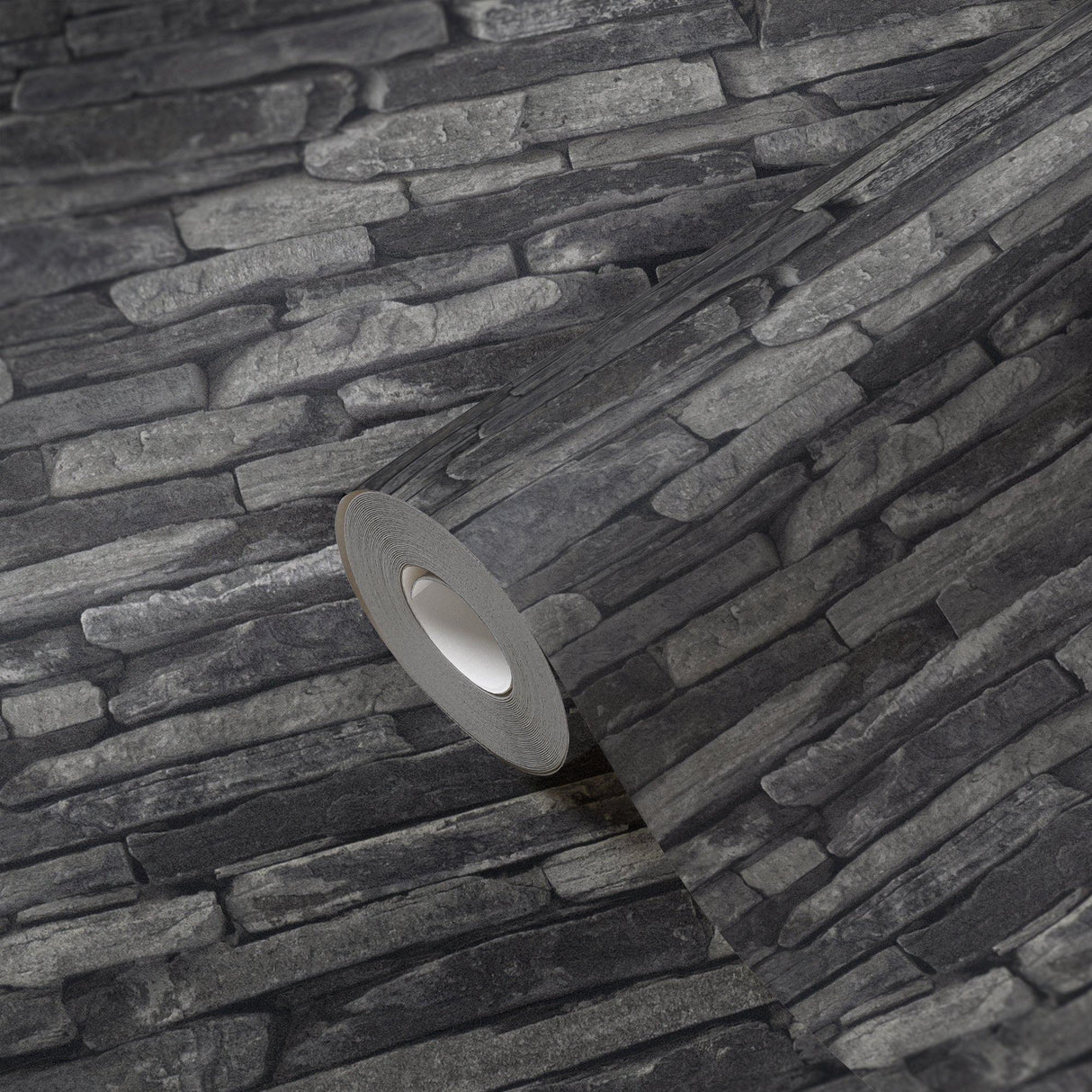 Galerie BB51146 The Bricks And More Rocky Retreat Motif Silver Grey Wallpaper BB51146 Silver Grey Wallpaper