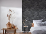 Galerie BB51146 The Bricks And More Rocky Retreat Motif Silver Grey Wallpaper BB51146 Silver Grey Wallpaper