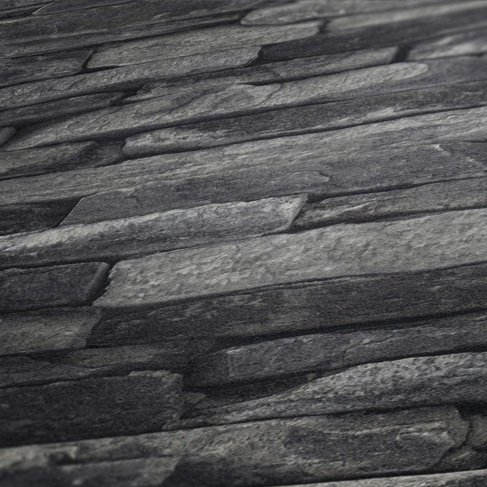 Galerie BB51146 The Bricks And More Rocky Retreat Motif Silver Grey Wallpaper BB51146 Silver Grey Wallpaper