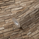 Galerie BB51147 The Bricks And More Graceful Granite Motif Beige Wallpaper BB51147 Beige Wallpaper