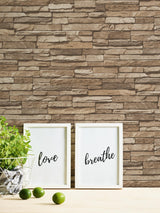 Galerie BB51147 The Bricks And More Graceful Granite Motif Beige Wallpaper BB51147 Beige Wallpaper