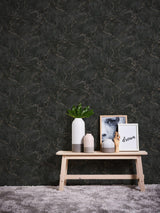 Galerie BB51155 The Bricks And More Luxurious Marble Motif Black Wallpaper BB51155 Black Wallpaper