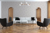 Galerie BB51156 The Bricks And More Luxurious Marble Motif Silver Grey Wallpaper BB51156 Silver Grey Wallpaper