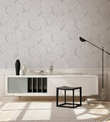 Galerie BB51156 The Bricks And More Luxurious Marble Motif Silver Grey Wallpaper BB51156 Silver Grey Wallpaper
