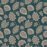 Galerie DWP0351-05 Flower Fan Blue Wallpaper