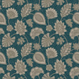 Galerie DWP0351-05 Elegance Flower Fan Blue Wallpaper DWP0351-05 Blue Wallpaper