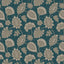 Galerie DWP0351-05 Elegance Flower Fan Blue Wallpaper DWP0351-05 Blue Wallpaper