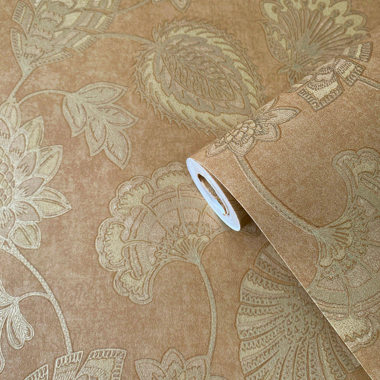 Galerie DWP0351-07 Elegance Flower Fan Bronze Brown Wallpaper DWP0351-07 Bronze Brown Wallpaper