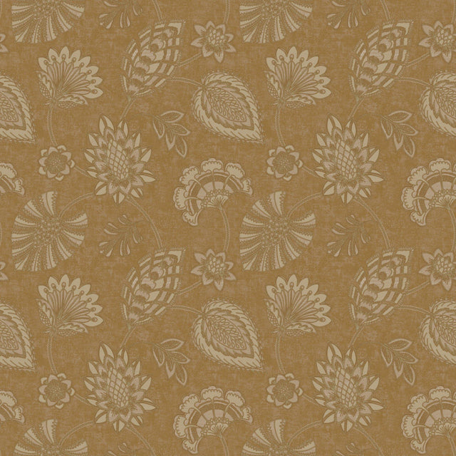 Galerie DWP0351-07 Elegance Flower Fan Bronze Brown Wallpaper DWP0351-07 Bronze Brown Wallpaper
